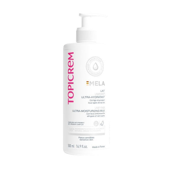 TOPICREM Mela Lait Unifiant Ultra Hydratant Anti-taches SPF15