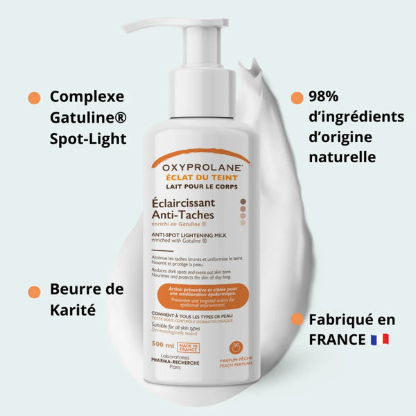 Lait éclaircissant anti-taches – éclat du teint